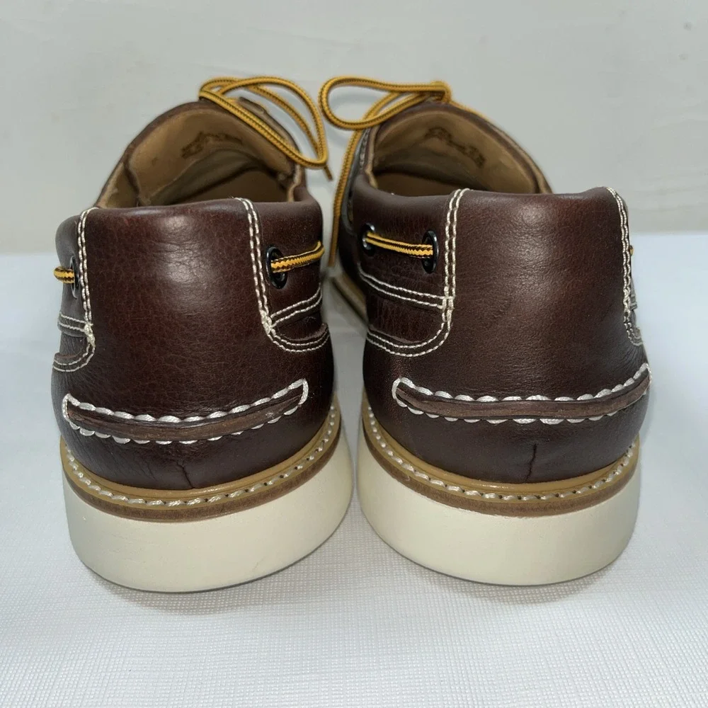 Cole Haan Mens 10M Casual Boat Shoes C12370 Brown‎ Leather Office Carrier Casual
